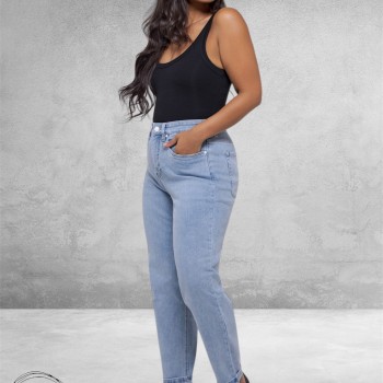 FOX FACTOR Jeans GIGI L.A. Blue Mom  30