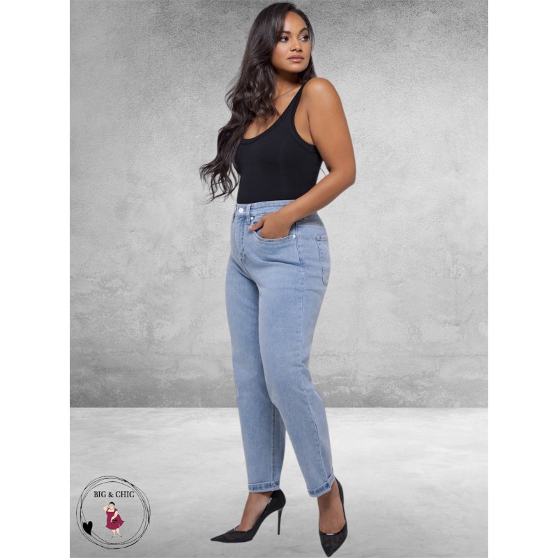 FOX FACTOR Jeans GIGI L.A. Blue Mom  30