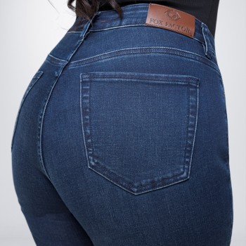 FOX FACTOR Jeans ROXI Nevada Blue Straight 32
