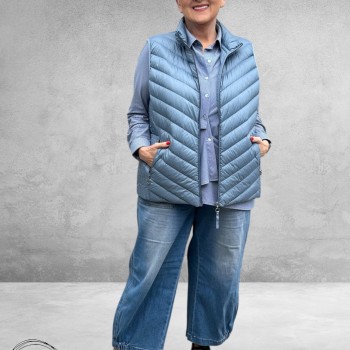 Frandsen Bodywarmer Dons Lichtblauw