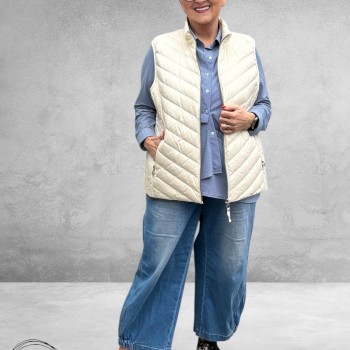 Frandsen Bodywarmer Dons Creme