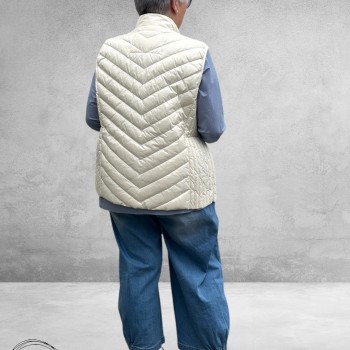 Frandsen Bodywarmer Dons Creme