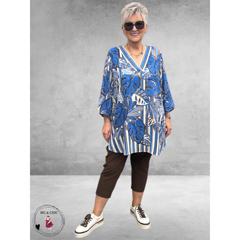 Via Appia Due Pantalon 7/8 Bruin Stretch