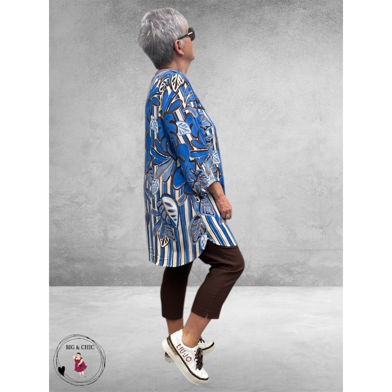 Via Appia Due Pantalon 7/8 Bruin Stretch