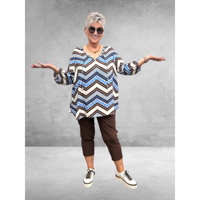 Via Appia Due Blouse-Tuniek Modern Earth