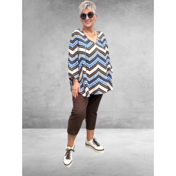 Via Appia Due Pantalon 7/8 Bruin Stretch