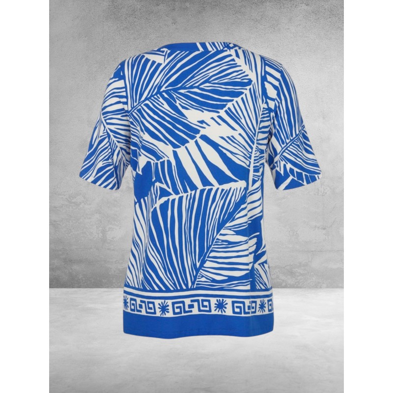 Via Appia Due Shirt Modern Earth Blauw/Wit