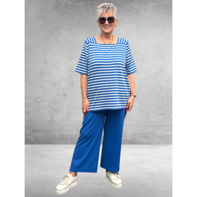 Via Appia Due Pantalon Koningsblauw