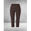 Via Appia Due Pantalon 7/8 Bruin Stretch