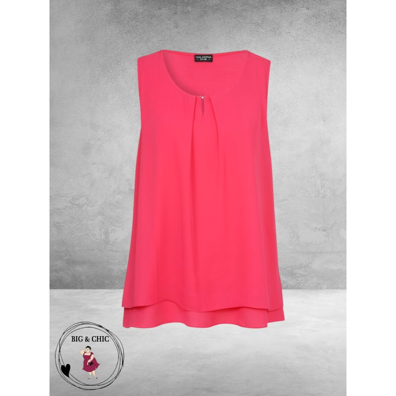 Via Appia Due Top 2 Laags Roze 