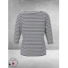 Via Appia Due Shirt Donkerblauw/Wit Gestreept