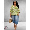 Via Appia Due Shirt Urban Matcha Mosgroen/Wit