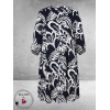 Via Appia Due Jurk Urban Matcha Blauw/Wit