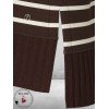 Frapp Sweater Bruin/Ecru Streep