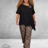 Via Appia Due Pantalon Hot Cappuccino Animaal