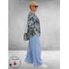 Via Appia Due Shirt Paisley Blauw/Groen