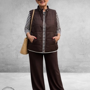 Via Appia Due Bodywarmer Bruin