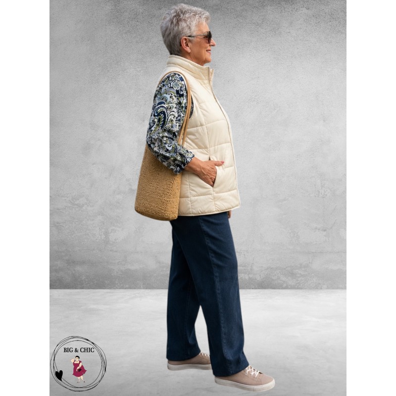 Via Appia Due Bodywarmer Ecru