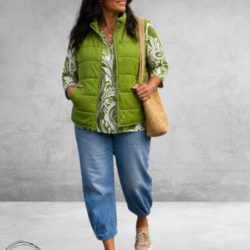 Via Appia Due Bodywarmer Groen