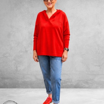 Frapp Sweater Effectful Rood