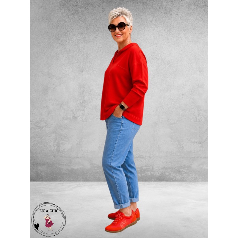 Frapp Sweater Effectful Rood