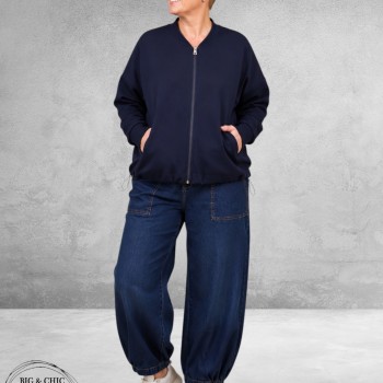 Via Appia Due Blouson Donkerblauw