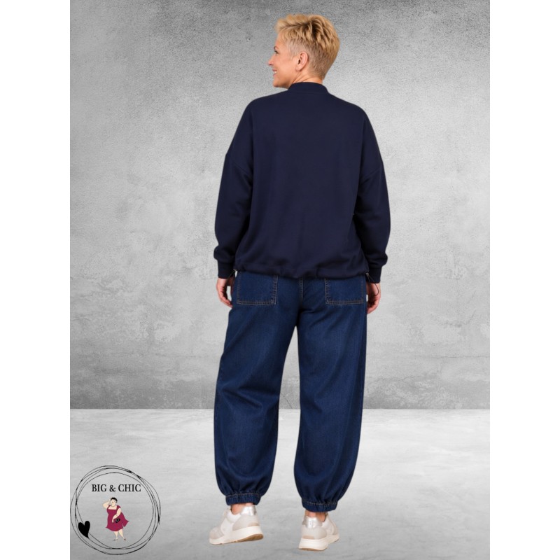 Via Appia Due Blouson Donkerblauw
