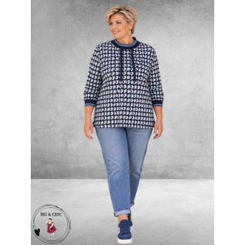 VIA APPIA DUE Shirt Blue Harmony 