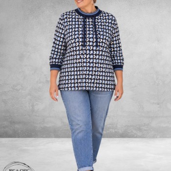 VIA APPIA DUE Shirt Blue Harmony 