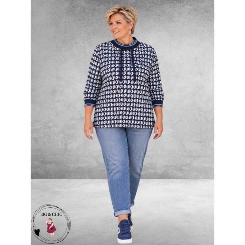 VIA APPIA DUE Shirt Blue Harmony 