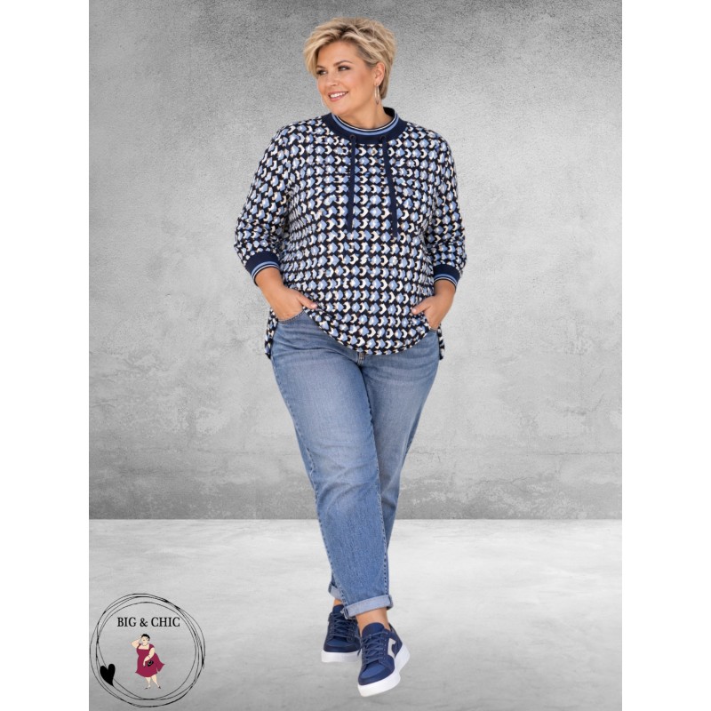 VIA APPIA DUE Shirt Blue Harmony 