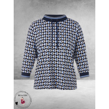 VIA APPIA DUE Shirt Blue Harmony 