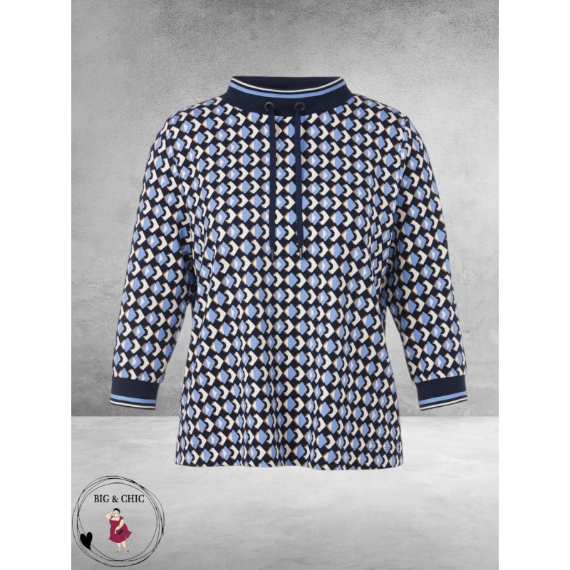 VIA APPIA DUE Shirt Blue Harmony 