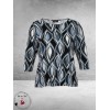 Via Appia Due Shirt Print Blue Harmony