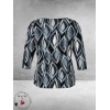 Via Appia Due Shirt Print Blue Harmony