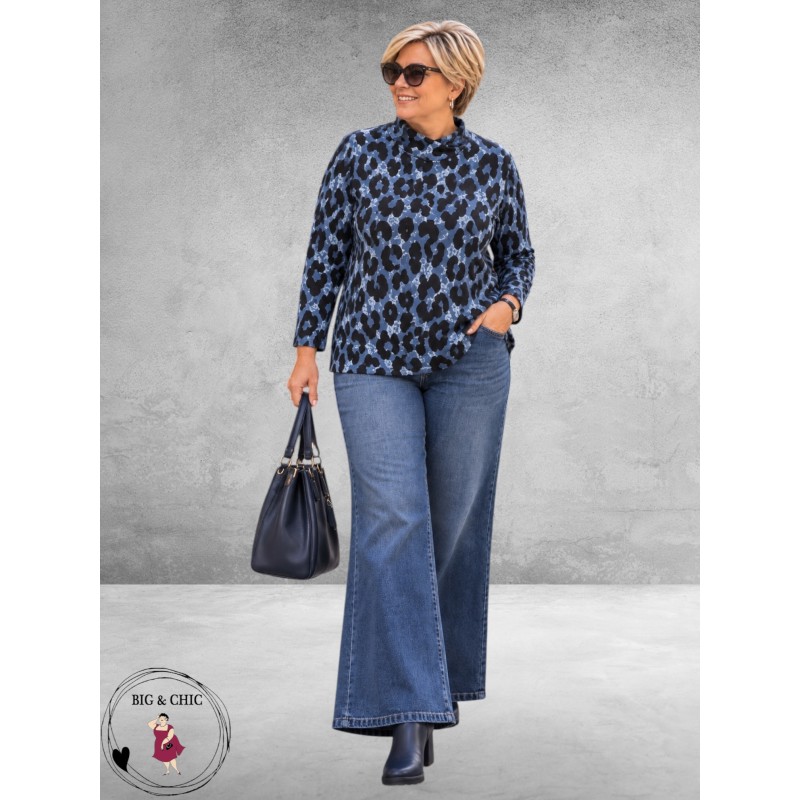 Via Appia Due Shirt Animal Blauw
