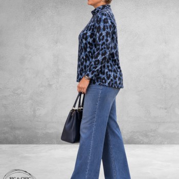 Via Appia Due Shirt Animal Blauw