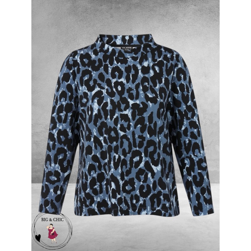 Via Appia Due Shirt Animal Blauw