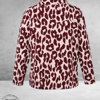 Via Appia Due Shirt Animal Bordeaux