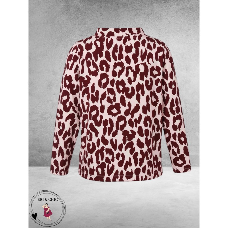 Via Appia Due Shirt Animal Bordeaux
