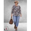 Via Appia Due Shirt Blue Harmony Animal