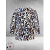 Via Appia Due Shirt Blue Harmony Animal