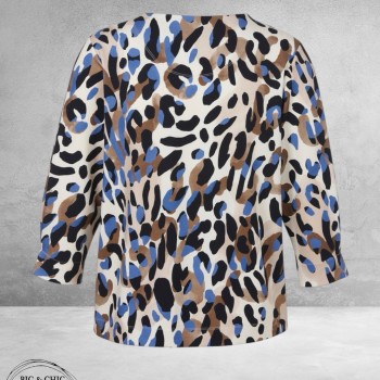 Via Appia Due Shirt Blue Harmony Animal