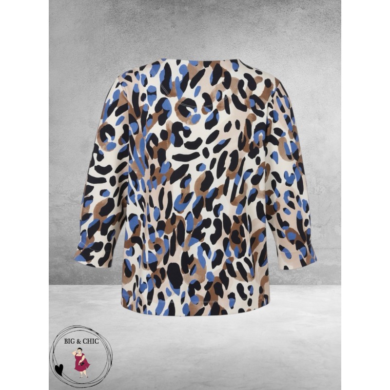 Via Appia Due Shirt Blue Harmony Animal