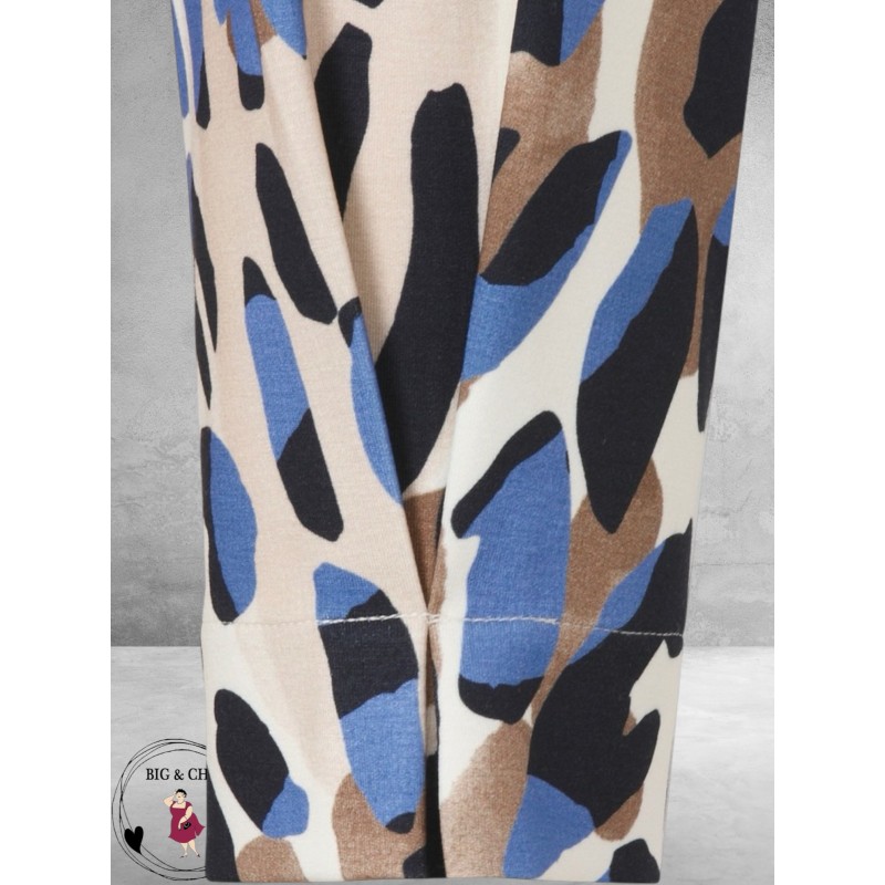 Via Appia Due Shirt Blue Harmony Animal