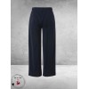 Via Appia Due Pantalon Wijd Pinstripe