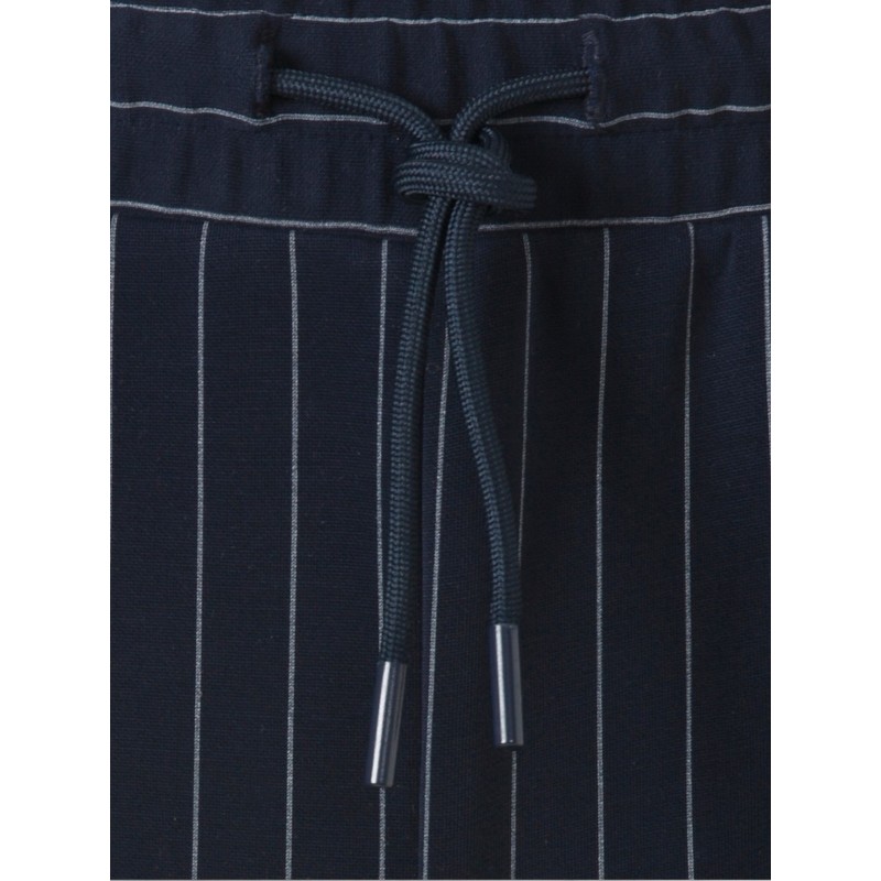 Via Appia Due Pantalon Wijd Pinstripe