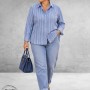 Via Appia Due Blouse Met Strassdetails