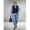 Via Appia Due Blouse Met Strassdetails