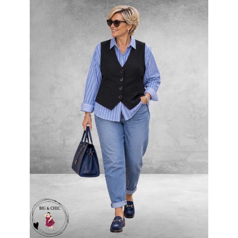 Via Appia Due Blouse Met Strassdetails